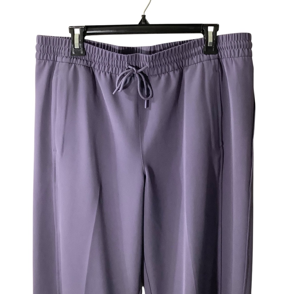Athleta Purple Wide Leg Pull-On Pants - Picture 2 of 7